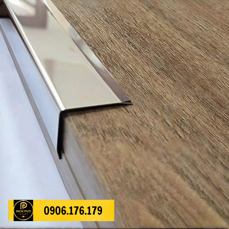 Nẹp inox chữ V ốp góc gạch đá, chống sứt mẻ và tăng thẩm mỹ tại Hà Nội, Hải Phòng, Quảng Ninh