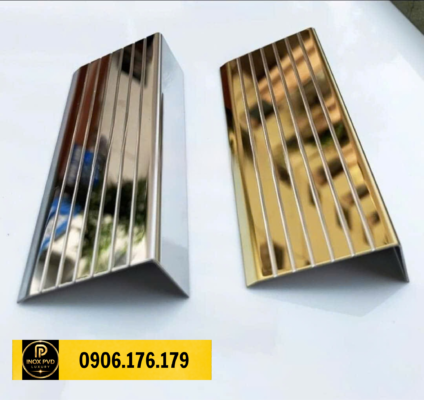 Nẹp chống trơn Cẩm Lệ Đà Nẵng, nẹp nhôm chống trượt bậc cầu thang Anode, báo giá 0906.176.179