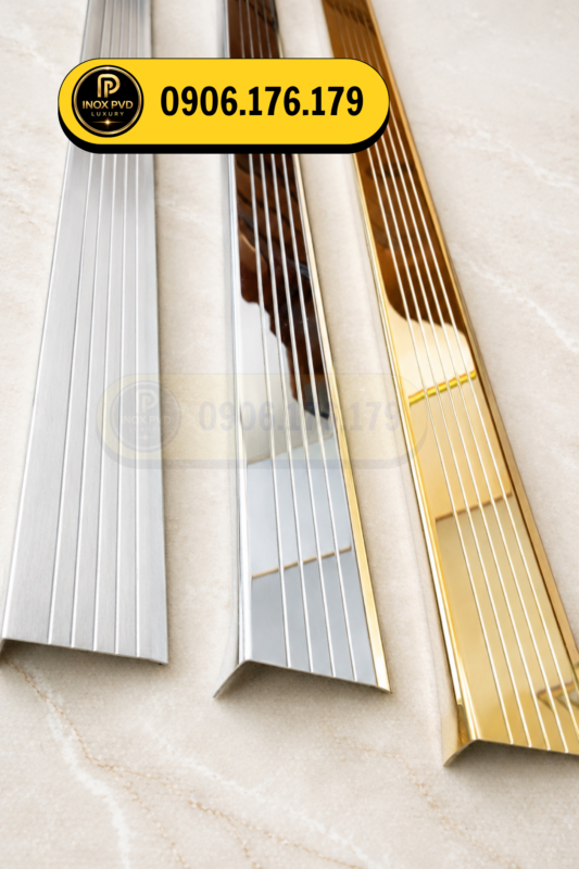 Nẹp inox chống trơn cho công trình ven biển tại Đà Nẵng Quy Nhơn Nha Trang