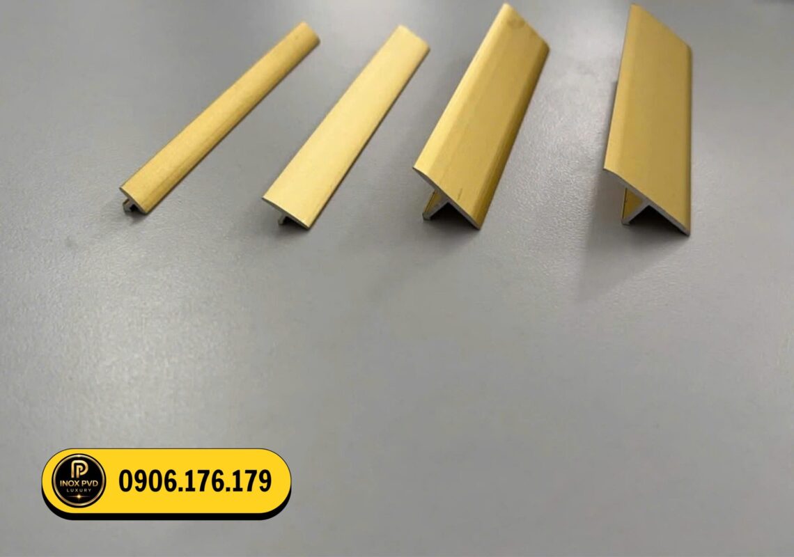 Tổng hợp các loại nẹp T chống trơn tại Hải Châu Đà Nẵng, nẹp chống trơn cầu thang, nẹp T nhôm inox cao cấp.