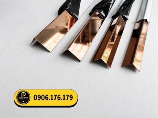 Báo giá nẹp V góc Hải Châu Đà Nẵng nẹp inox chữ V bảo vệ góc tường trang trí nội thất