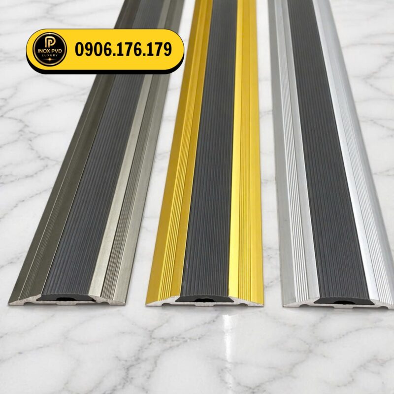 Thanh nẹp mặt bằng chống trơn NCP8.0 Thanh Khê Đà Nẵng, báo giá thanh nẹp chống trượt cho công trình nội thất và ngoại thất.