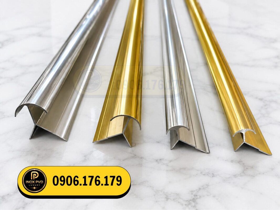Nẹp bo góc dương 2 cánh MY10 thành phố Hà Tĩnh phù hợp cho công trình nội thất và xây dựng