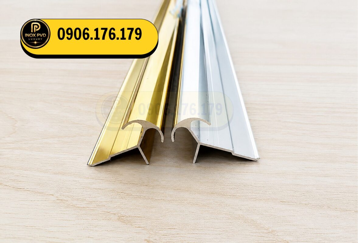 Nẹp bo góc dương 2 cánh MY10 thành phố Huế lắp đặt cho góc tường và bề mặt hoàn thiện