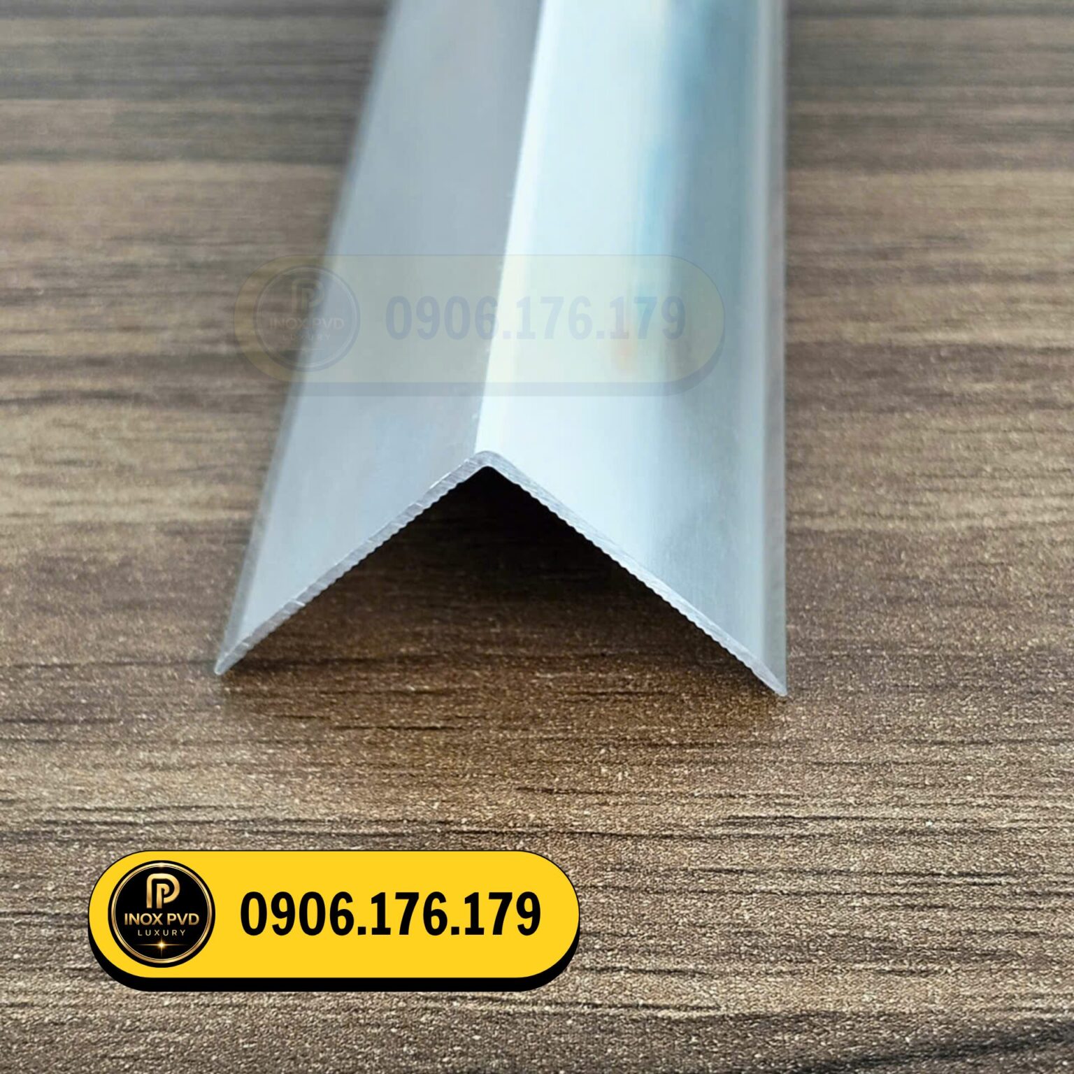 Nẹp V góc dương inox nhôm trang trí tại Diễn Châu Nghệ An